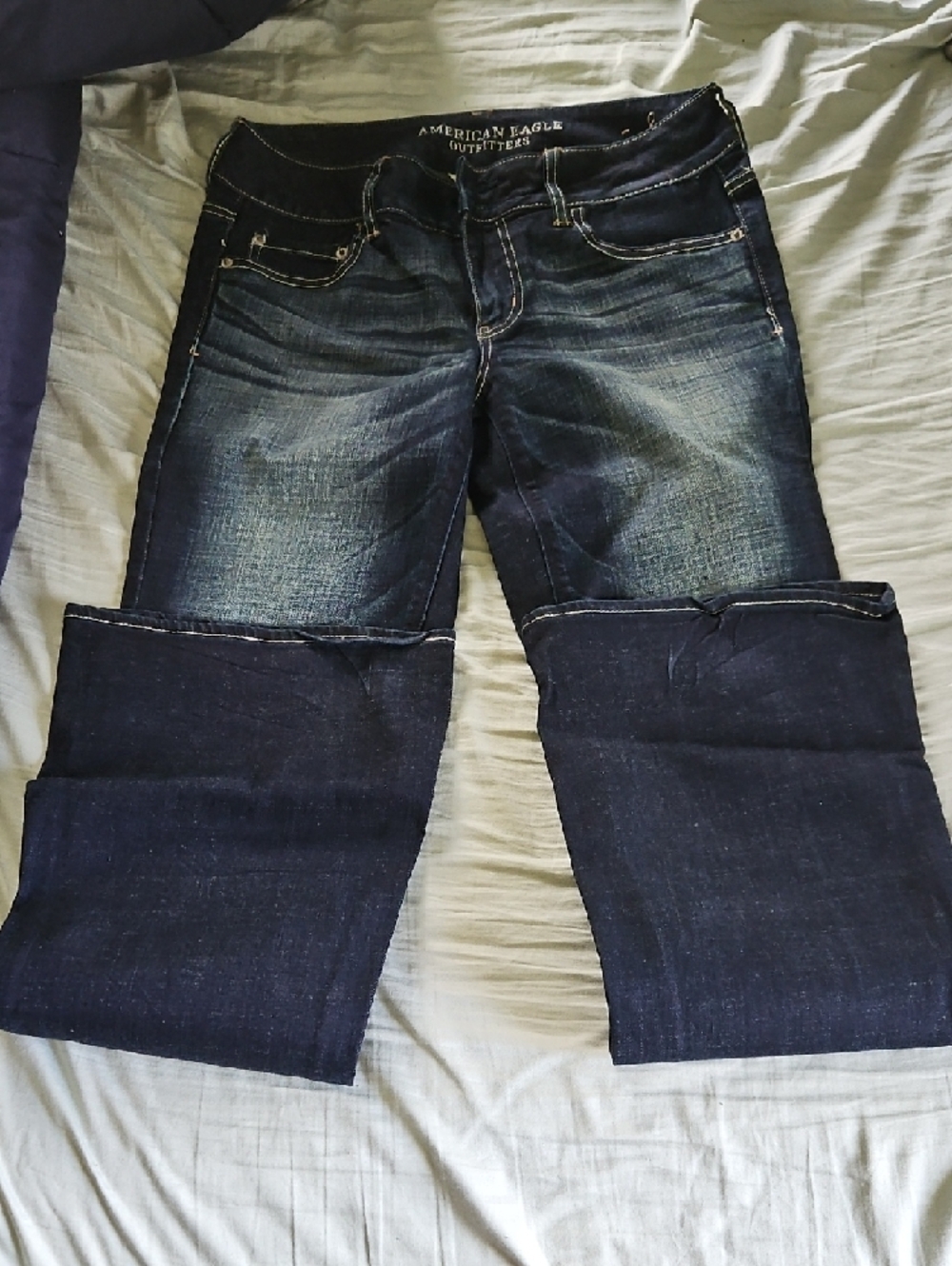 American Eagle Outfitters Dark Blue Bootcut Jeans BUNDLE - Picture 8 of 11